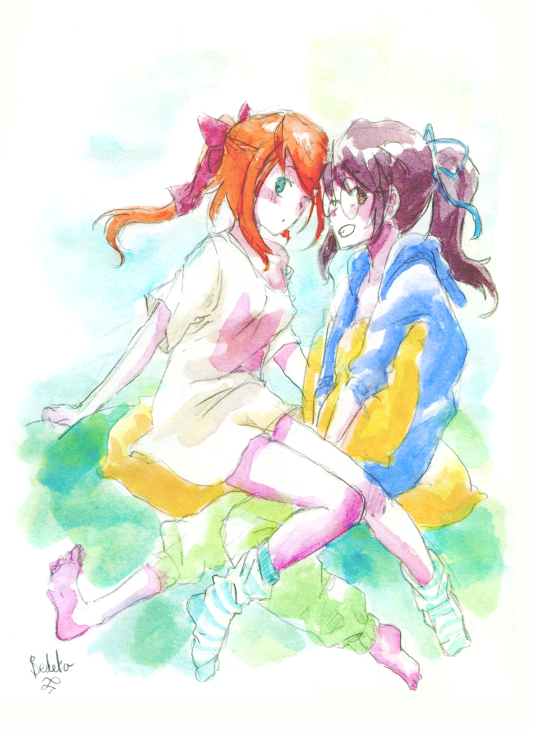 Akari et Nanami couleur